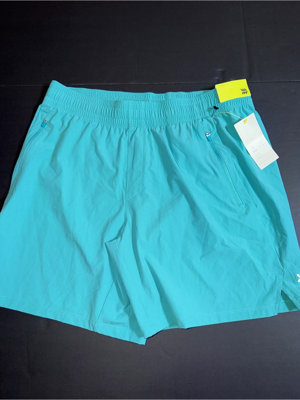 all in motion Men's Athletic Shorts in Teal Blue